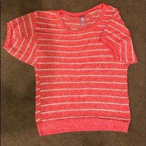 Slouchy pink lite sweater